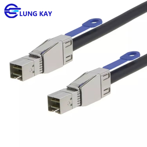 Phổi Kay tùy chỉnh 1 2 3 mét <span class=keywords><strong>Mini</strong></span> <span class=keywords><strong>SAS</strong></span> HD 4X cáp 24GB bên ngoài HD <span class=keywords><strong>Mini</strong></span> <span class=keywords><strong>SAS</strong></span> SFF-8644 để HD <span class=keywords><strong>Mini</strong></span> <span class=keywords><strong>SAS</strong></span> SFF-8644 Cáp - Product Image 1