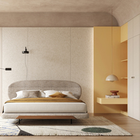Armoires de cuisine et armoires encastrées de couleur crème scandinave personnalisées pour promoteurs et entrepreneurs immobiliers