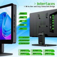 Moniteur compact de 10,1 pouces, profitez d'un visuel éclatant sous tous les angles avec un écran LCD IPS de qualité supérieure, 1024 x 600, luminosité de 300 cd/m²