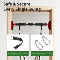 Barre de suspension en tissu premium pour bébé, siège de hamac intérieur/extérieur avec mousquetons de sécurité en acier pour jeu sensoriel de nourrisson et décoration de chambre d'enfant