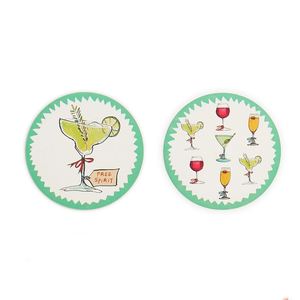 Wholesale Printable Design Disposable Pulp <b>Paper</b> Board Coaster Coffee Drink Bar Cup Absorbent - Product Image 5