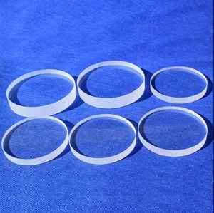 High Temperature Solid Fused Quartz Observation <b>Window</b> Sight Glass-Square Round for Industrial Solar Boilers Viewing Ports - Product Image 4