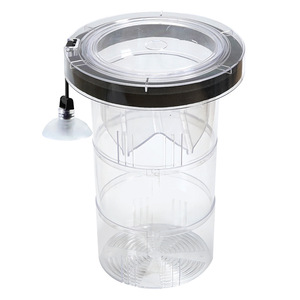 Caja de incubación y aislamiento para acuario, cilindro circular de acrílico transparente para cría de guppys, reproducción y separación de alevines - Product Image 2