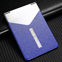 Dompet Kulit PU Minimalis Vintage Slim Pria, Desain Kantong Depan Anti RFID, Tempat Kartu Kredit, Serat Karbon Kustom