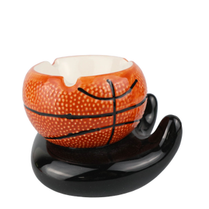 ส่วนบุคคลโรงแรมบาสเกตบอลที่เขี่ยบุหรี่เซรามิกที่เขี่ยบุหรี่ที่ใช้สำหรับการถือครองเถ้า - Product Image 1