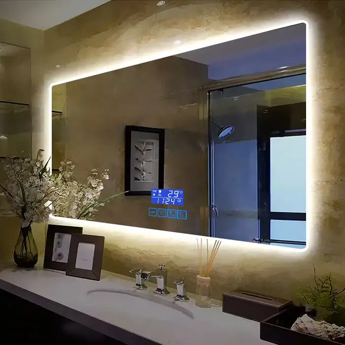 Espejo Led inteligente para baño, espejo con pantalla táctil, espejo Led antivaho, espejos para Baño