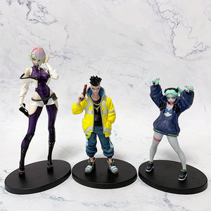 Figurines de modèle de dessin animé en boîte de couleur d'anime David Lucyna Kushinada Cyberpunk Edgerunners Figurines d'action - Product Image 1