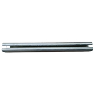Rail de rideau en acier robuste de 40 mm, guide droit, tige de guidage