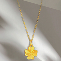 Collier à pendentif à breloque en or 18 carats 24 carats de luxe Design géométrique à la mode pour fiançailles nuptiales Bijoux fins pour femmes dames