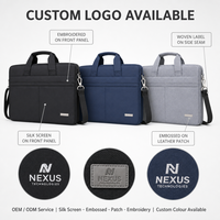 Sac pour ordinateur portable Oxford, sacoche, étui pour ordinateur, sac messager, sac à bandoulière avec sangle pour trolley, pour le bureau, les trajets domicile-travail et les voyages