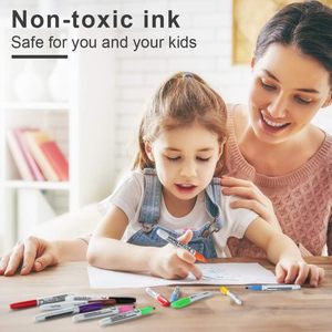 Đầy Màu Sắc Siêu Tốt Tip Xóa Được Khô Xóa Bảng Trắng Bút Đánh Dấu Ướt Xóa Bút - Product Image 2