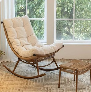 Fauteuil inclinable convertible moderne et extensible, chaise longue de repos, mobilier en métal pour hôtel, salle à manger, chambre et appartement - Product Image 5