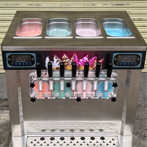 Máquina mezcladora de helados 4 + 3 tecnológicamente avanzada en siete colores, edición 2024, con capacidad espaciosa - Product Image 1