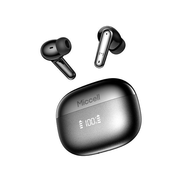 Miccell Wholesale Noise Cancelling Headphones ANC+ENC In-ear Earbuds Gaming Wireless Earphones for Iphone,xiaomi,huawei