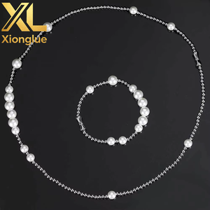Collier de perles en acier inoxydable style gothique, chaîne de clavicule, tendance neutre, personnalité Ins, charme punk éternel, mode - Product Image 5