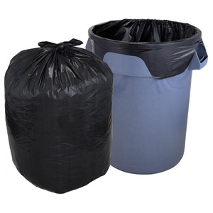 Heavy Duty Durable Plastic Garbage Bags 30 Gallons, <b>Large</b> Size, Black, Strong Trash Bags for Waste - Product Image 2