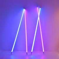 Atmosphère Smart Led Lampadaire Design Moderne Led RGB Lampadaire D'angle Lumières pour Salon activé par le son