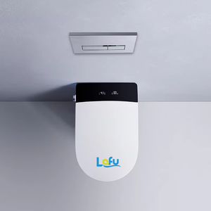 Filigrane électrique <span class=keywords><strong>Wc</strong></span> capteur de pied chasse d'eau automatique salle de bains mur suspendu Intelligent toilettes intelligentes - Product Image 4