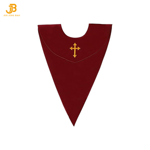 Robes de chœur brodées avec étole, fabriquées en Chine - Product Image 5