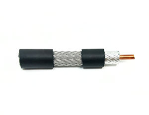 CCA BC doble blindaje PVC interior PE chaqueta exterior baja pérdida RG8 U <span class=keywords><strong>Cable</strong></span> coaxial alimentador coaxial equivalente ultraflexible - Product Image 2