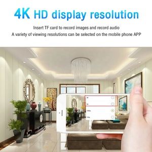 Caméra IP WiFi portable 4K P2P DIY MicroSD 120° grand angle Enregistreur vidéo Détection de mouvement Visualisation à distance via application - Product Image 4