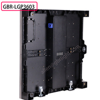 Panneau matriciel LED DMX 36x3W avec couleur de fond SMD