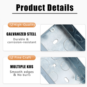 Металлический распределительный короб из оцинкованной стали UL 797, 55 мм/70 мм, с возможностью индивидуальной настройки, для электропроводки и оборудования распределения электроэнергии - Product Image 3
