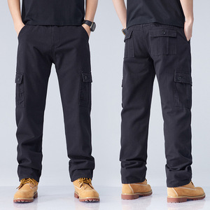 <span class=keywords><strong>Pantalon</strong></span> cargo droit multi-poches décontracté pour hommes, streetwear personnalisé, pantalons cargo oversize en coton pour la <span class=keywords><strong>randonnée</strong></span> en plein air, Offre Spéciale - Product Image 3