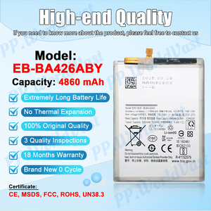 EB-BA426ABY <span class=keywords><strong>แบ</strong></span><span class=keywords><strong>ต</strong></span>เตอรี่สำรองขนาด5000มิลลิแอมป์ชั่วโมง18เดือนสำหรับ <span class=keywords><strong>Samsung</strong></span> Galaxy A32 5กรัมได้รับการรับรอง CE Fcc - Product Image 3