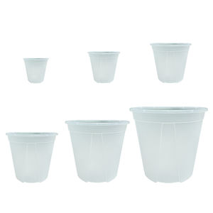 Macetas Transparentes y Blancas con <span class=keywords><strong>Autorriego</strong></span> para Orquídeas, Macetas de Plástico Transparente para Plantas de Jardín, Macetas y Jardineras para el Hogar - Product Image 4