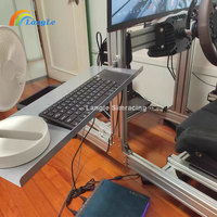 Vendu séparément Racing Sim Rig Kit Support pour clavier d'ordinateur Support pour clavier d'ordinateur portable Plateaux