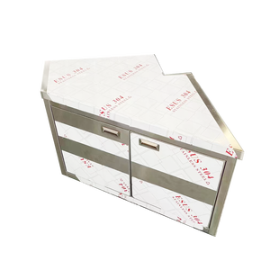 VICTORY KITCHEN Equipo de cocina industrial Mesa de trabajo con base cerrada de acero inoxidable con cajones Equipo de panadería - Product Image 2