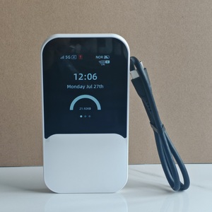 Nuevo punto de acceso Wi-Fi HÍBRIDO 5G NC03 X72 con pantalla LCD de 2.8 pulgadas, batería de 5000 mAh, eSim, WiFi 7, router de bolsillo 5G LTE CAT18, dispositivo de viaje. - Product Image 1