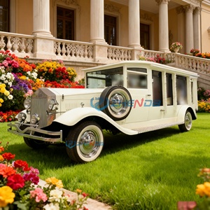 Classic Limousines Beautiful Funeral Electric Modern Car Luxury Hearse <b>Trailer</b> Funeral Hearse - Product Image 1