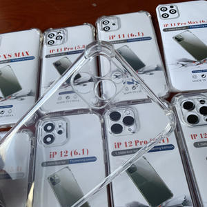 Custodia <span class=keywords><strong>trasparente</strong></span> per telefono TPU <span class=keywords><strong>trasparente</strong></span> per custodie per telefoni Samsung per <span class=keywords><strong>IPhone</strong></span> 15 14 plus 11 12 13 Pro Max custodie trasparenti per cellulari - Product Image 5