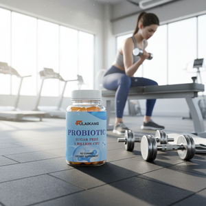 Vente en gros de suppléments de probiotiques en gommes sans sucre, formule personnalisée OEM, 5 milliards de CFU, avec étiquette privée - Product Image 6