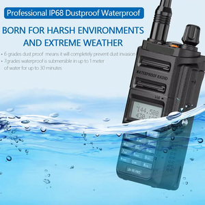 Radio Baofeng <span class=keywords><strong>UV</strong></span>-9R PRO 8W populaire avec balayage de fréquence à une touche, idéale pour la randonnée en extérieur et les chantiers de construction - Product Image 4