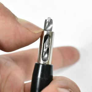 Jeu de forets noirs pour charnières de portes et fenêtres, avec queue hexagonale, outil de positionnement pour le travail du bois, pour l'ouverture de trous dans le bois - Product Image 1