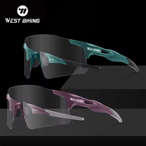 WEST BIKING Vente en gros Lunettes de vélo transparentes Lunettes de sécurité pour vélo Lunettes d'équitation transparentes bon marché Protection des yeux - Product Image 1
