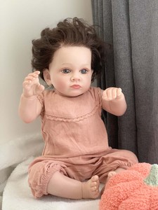 Simpatiche bambole rinate giocattoli smaltati bambini bambina che dorme <span class=keywords><strong>principessa</strong></span> di plastica morbida - Product Image 4
