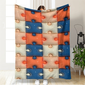 Manta de Franela Floral, Manta para Siesta, Resistente a la Decoloración, Ligera, para Cama, Sofá, Sillón, Impresión Personalizada, Venta al por Mayor 2 - Product Image 5