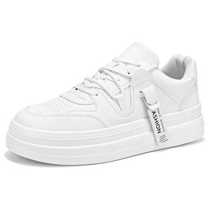 Baskets blanches pour femme, sport et décontractées, nouvelle collection printemps 26ème anniversaire, à talon épais, polyvalentes, tendance et flatteuses - Product Image 1