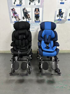 Silla de Ruedas Médica ARY MEDICAL AY958LC-C-35 con Asiento y Respaldo Ajustables, de Aluminio, para Niños con Parálisis Cerebral - Product Image 6