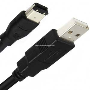 สาย<span class=keywords><strong>1394</strong></span> IEEE สายไฟเบอร์ <span class=keywords><strong>Firewire</strong></span> 6 PIN ตัวเมียไปยัง USB สายอะแดปเตอร์2.0 am สำหรับกล้องดิจิตอล - Product Image 2