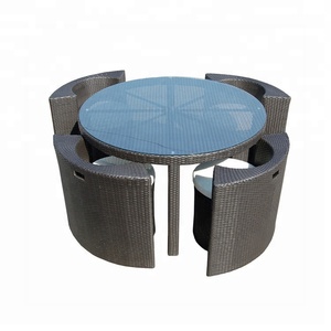 Jardín al aire libre <span class=keywords><strong>Muebles</strong></span> de Jardín lugar <span class=keywords><strong>muebles</strong></span> mesa de Patio de mimbre tejido de mimbre barato sillas de ratán - Product Image 2
