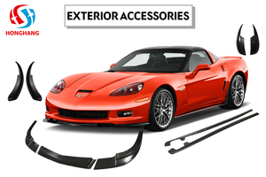 Lèvre de pare-chocs avant Chaoshenghang adaptée pour 2006 - 2012 Chevy <span class=keywords><strong>Corvette</strong></span> C6, séparateur de becquet de lèvre de pare-chocs avant 2006-2011 - Product Image 5