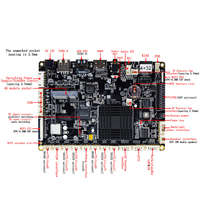 Rockchip RK3588S 6 Tops NPU 8K Display Single Board Computer Onboard BT Support Android 12 Debian Ubuntu System pour AI Robot IOT