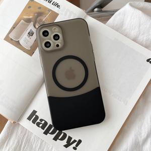 เคสโทรศัพท์แบบใสบางเฉียบ ผลิตจากวัสดุ PC แบบด้าน สำหรับรุ่น 13 และ 14 ป้องกันแรงกระแทก พร้อมแม่เหล็ก สำหรับผู้หญิงและผู้ชาย - Product Image 1