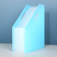 Caja de Archivo Telescópica de Acordeón A4 de PP, Organizador de Escritorio Multicapa de Gran Capacidad con Impresión UV para Almacenamiento de Pruebas Escolares