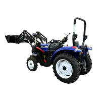 Haomin Traktor-Frontlader 4-in-1 Schaufel Kompatibel mit Traktor-Bagger Frontlade-/Heckbaggerfunktion Hochleistungsmotor